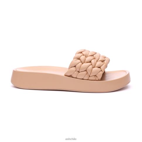 sandalia Victoria con plataforma tejida mujer piel R0R6243 ASH sandalias