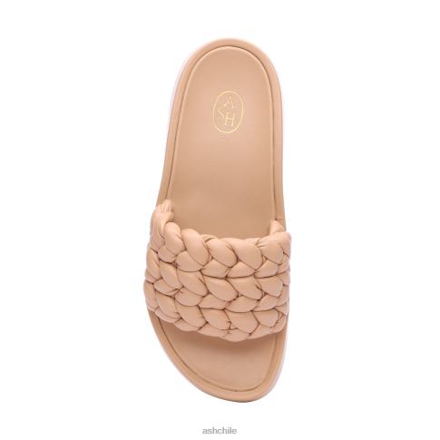 sandalia Victoria con plataforma tejida mujer piel R0R6243 ASH sandalias
