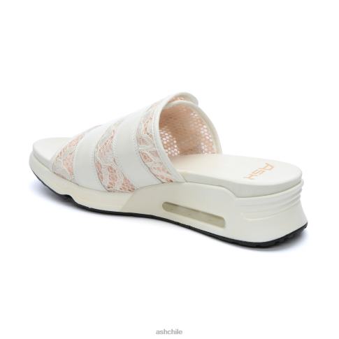 sandalia deportiva con cordones lou mujer sal blanquecina/gardenia-rosa R0R6266 ASH sandalias