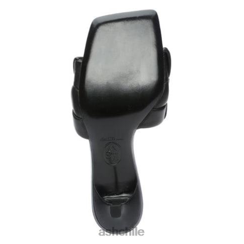 sandalias Kim tejidas con tacón bajo mujer negro R0R6283 ASH sandalias