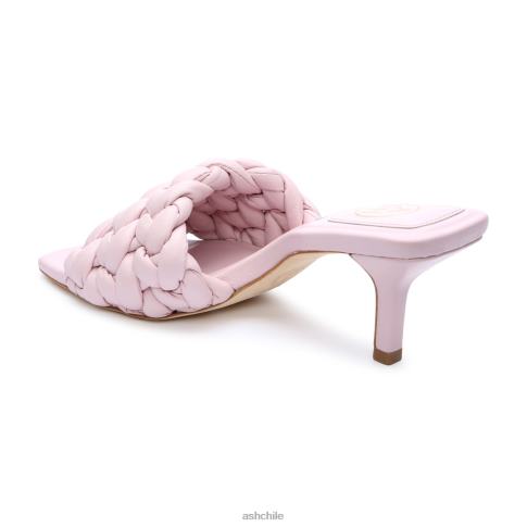 sandalias de vestir tejidas con rosas mujer rosa de cristal R0R6264 ASH sandalias