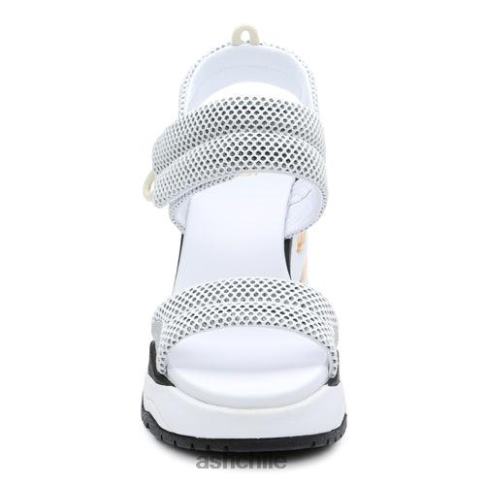 sandalias con cuña y plataforma cosmos mujer plata blanca R0R6234 ASH sandalias