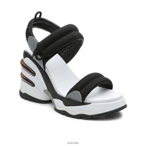 sandalias con cuña y plataforma cosmos mujer plata blanca R0R6234 ASH sandalias