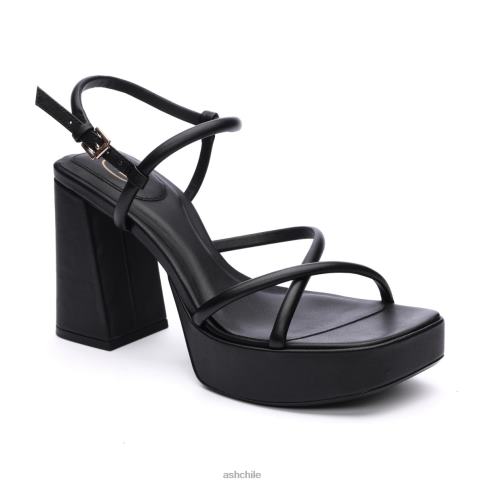 sandalia de vestir con tiras y plataforma wanda bis mujer negro R0R6246 ASH sandalias