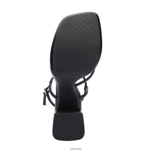 sandalia de vestir con tiras y plataforma wanda bis mujer negro R0R6246 ASH sandalias