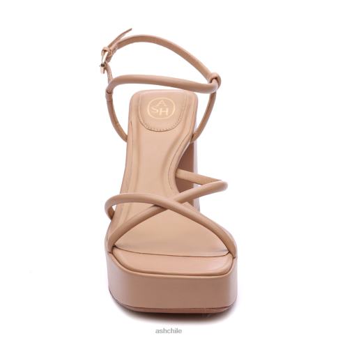 sandalia de vestir con tiras y plataforma wanda bis mujer piel R0R6247 ASH sandalias