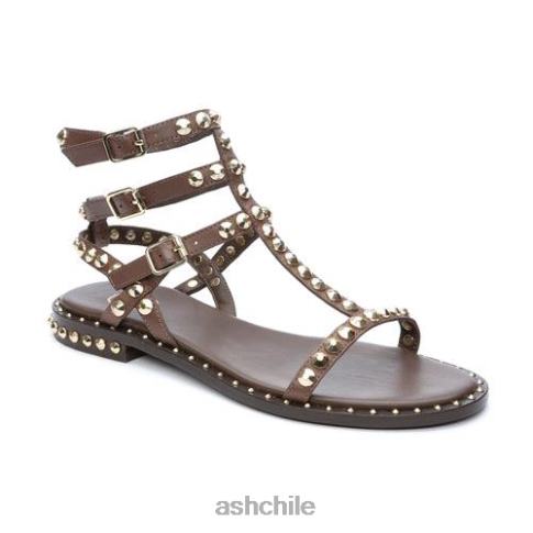 play sandalias planas con tachuelas mujer tmoro R0R6254 ASH sandalias