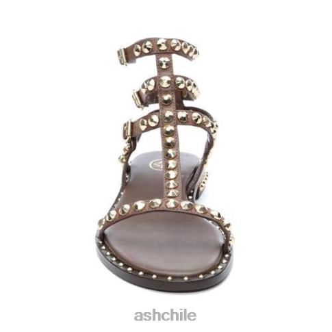 play sandalias planas con tachuelas mujer tmoro R0R6254 ASH sandalias