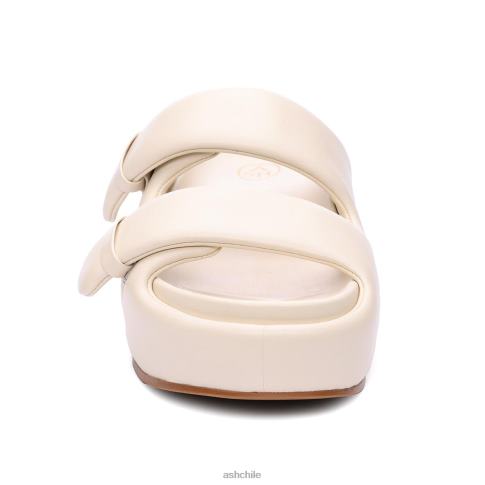 sandalia zeta con plataforma plana mujer talco R0R6241 ASH sandalias