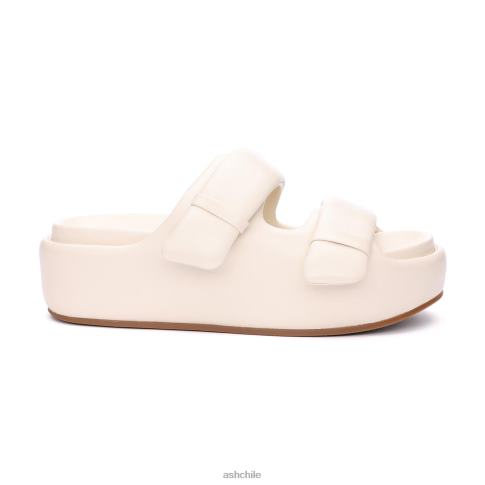 sandalia zeta con plataforma plana mujer talco R0R6241 ASH sandalias