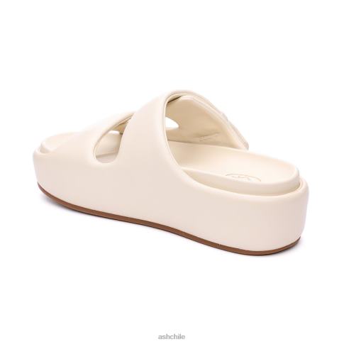 sandalia zeta con plataforma plana mujer talco R0R6241 ASH sandalias