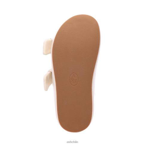 sandalia zeta con plataforma plana mujer talco R0R6241 ASH sandalias