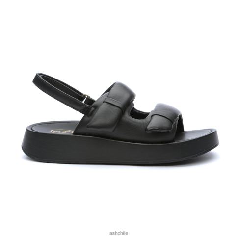 sandalias vinci con tiras y plataforma mujer negro R0R6279 ASH sandalias