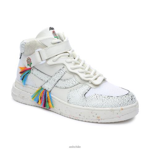 zapatillas altas parker arcoíris mujer blanco/multicolor R0R6216 ASH zapatillas