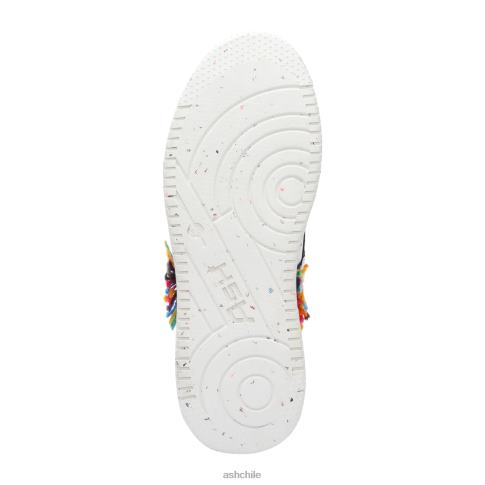 zapatillas altas parker arcoíris mujer blanco/multicolor R0R6216 ASH zapatillas