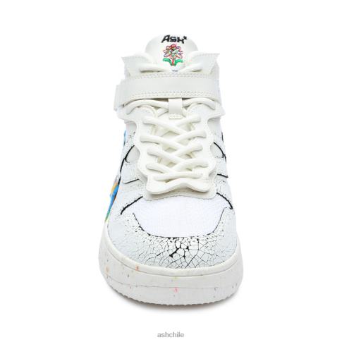 zapatillas altas parker arcoíris mujer blanco/multicolor R0R6216 ASH zapatillas