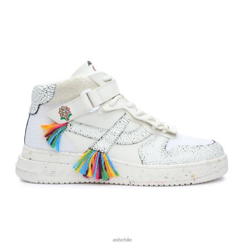 zapatillas altas parker arcoíris mujer blanco/multicolor R0R6216 ASH zapatillas