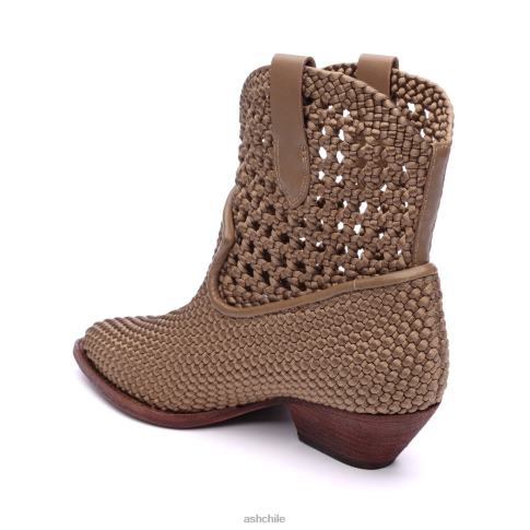 botín tejido western de django mujer sésamo R0R6291 ASH botas