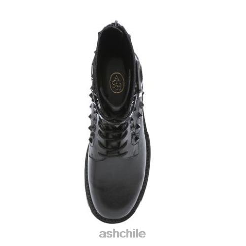 bota militar con tachuelas lucas studs mujer negro R0R6288 ASH botas