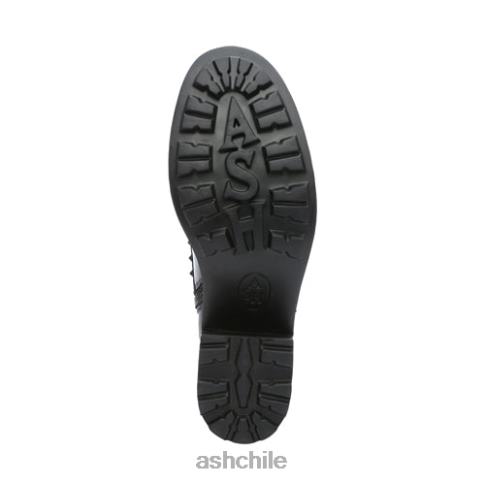 botas de moto con tachuelas xin s mujer negro R0R6287 ASH botas