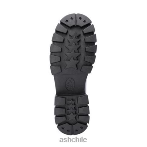 mocasines genial bis plataforma mujer talco/negro R0R621 ASH mocasines