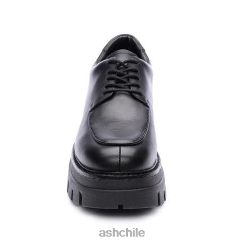 mocasines genial bis plataforma mujer talco/negro R0R621 ASH mocasines