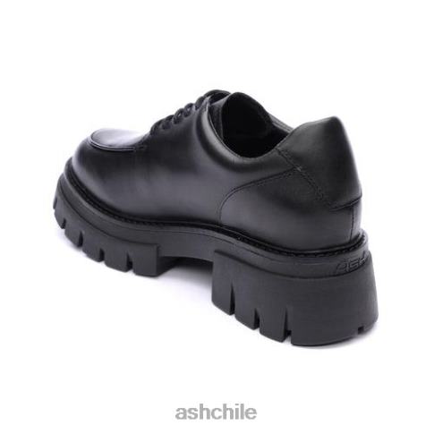 mocasines genial bis plataforma mujer talco/negro R0R621 ASH mocasines