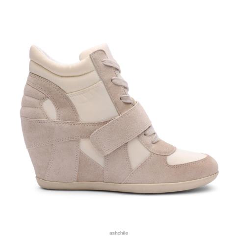 zapatillas Bowie Bis Wedge mujer talco/blanco roto R0R6223 ASH zapatillas