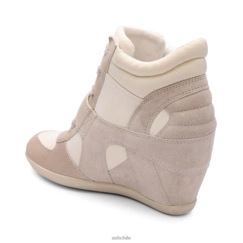 zapatillas Bowie Bis Wedge mujer talco/blanco roto R0R6223 ASH zapatillas