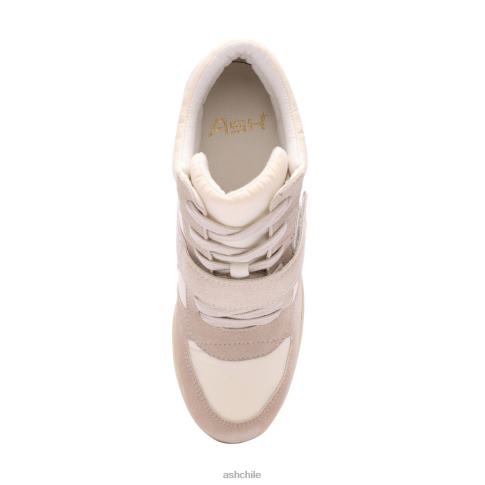 zapatillas Bowie Bis Wedge mujer talco/blanco roto R0R6223 ASH zapatillas