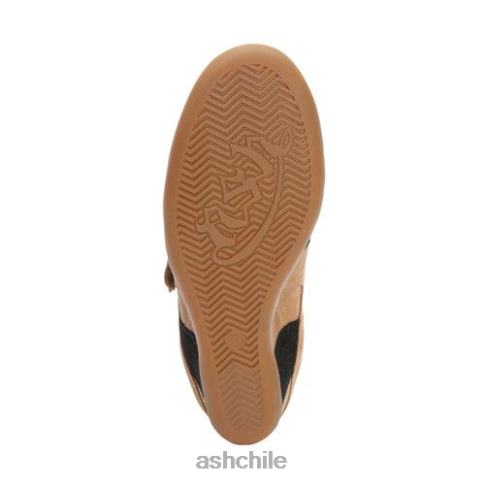 zapatillas con cuña Bowie mujer marrón dorado/negro R0R6215 ASH zapatillas