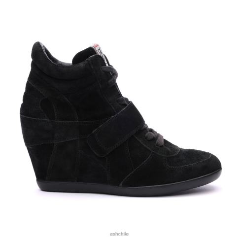 zapatillas con cuña Bowie mujer negro R0R6214 ASH zapatillas