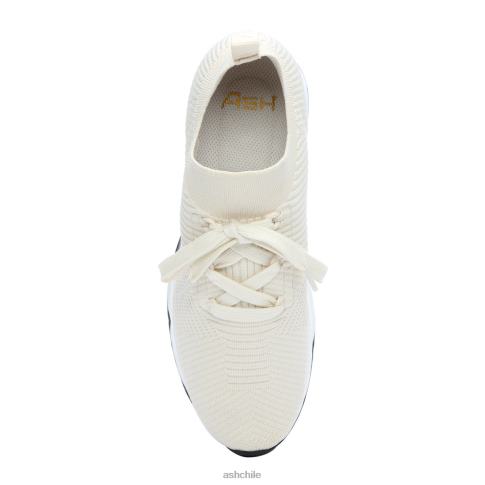 tenis larsen de malla con encaje mujer gardenia R0R6217 ASH zapatillas