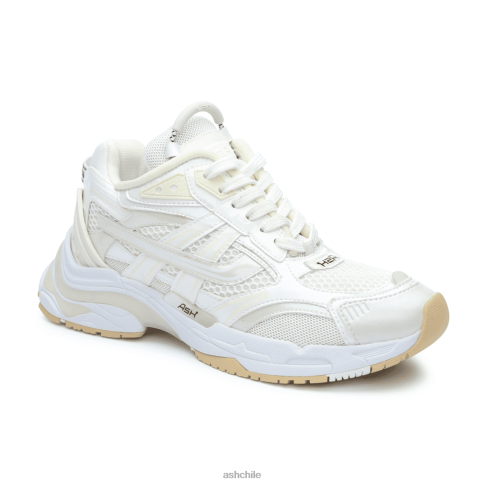 zapatilla de deporte de moda de carrera mujer blanquecino R0R6227 ASH zapatillas