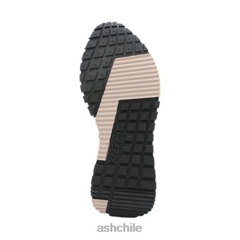 zapatilla de deporte de moda tóxica mujer eggnug/sal rosa/blanco R0R6219 ASH zapatillas