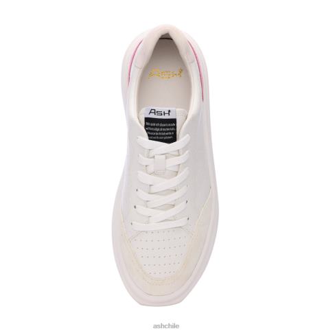 zapatilla de moda impuls mujer blanco hueso/c.rosa R0R6212 ASH zapatillas