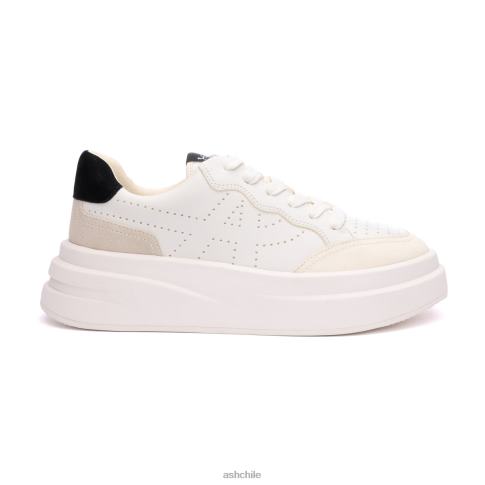 zapatilla de moda impuls mujer blanco/talco/negro R0R6213 ASH zapatillas