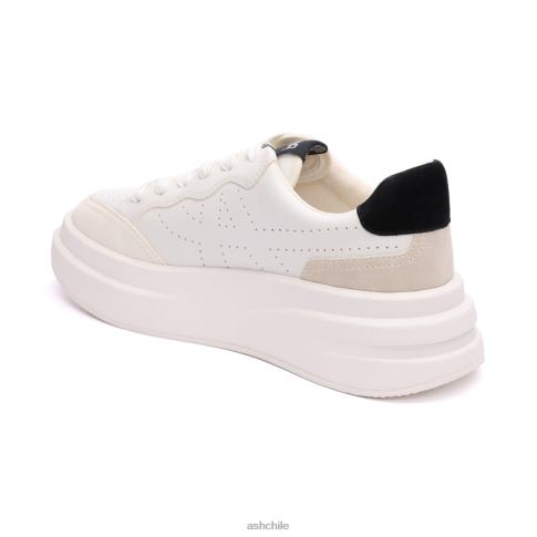 zapatilla de moda impuls mujer blanco/talco/negro R0R6213 ASH zapatillas