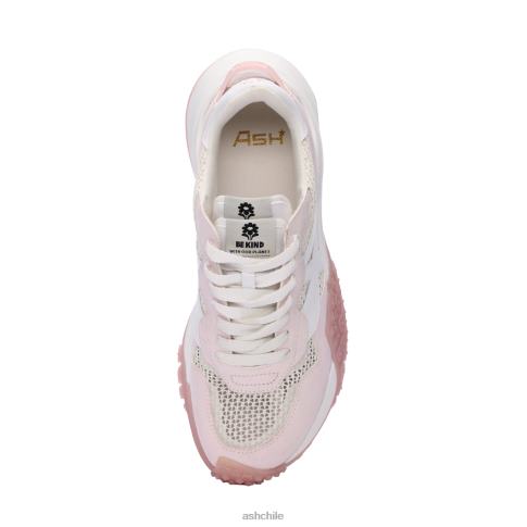 zapatillas de deporte de moda joker be kind mujer c.rosa/blanco/blanco roto R0R6231 ASH zapatillas