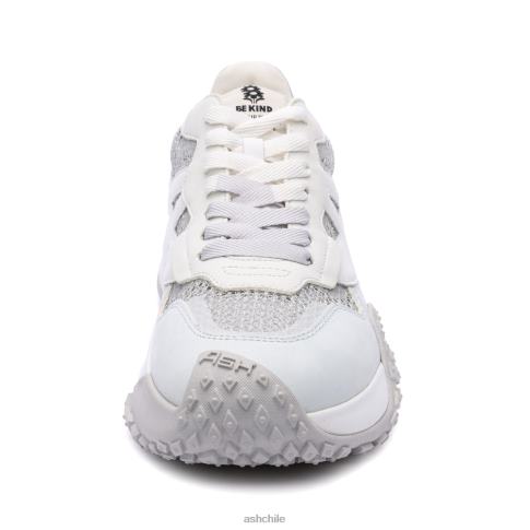 zapatillas de deporte de moda joker be kind mujer perla/plata R0R6230 ASH zapatillas