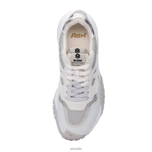 zapatillas de deporte de moda joker be kind mujer perla/plata R0R6230 ASH zapatillas
