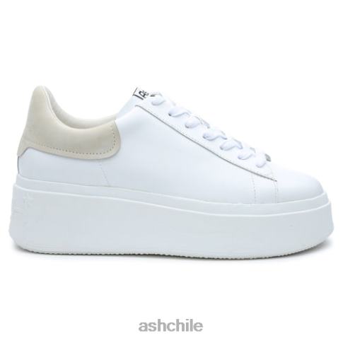 zapatillas moby con plataforma mujer clara/huevo R0R6210 ASH zapatillas